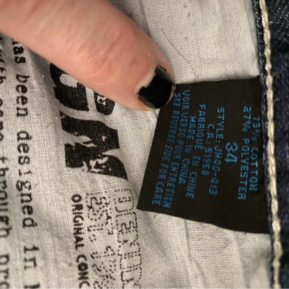 XGN DENIM Boot Cut Vintage Oxygen Blue Jeans 32x32* Montreal Designed Y2K - Picture 8 of 11